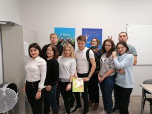 Studenci na kursie języka polskiego.