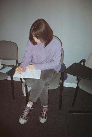 Studenci na kursie języka polskiego.